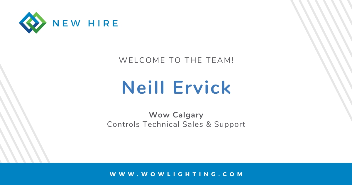 WELCOME TO THE TEAM: NEILL ERVICK